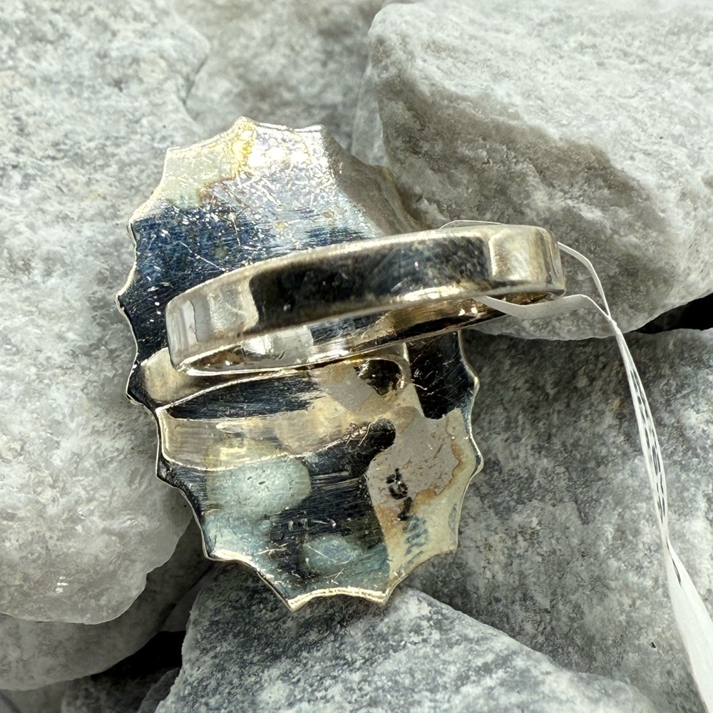 NWT Sterling Silver Mojave Turquoise Statement Ring Size 9 – 8.4g - Picture 9 of 16